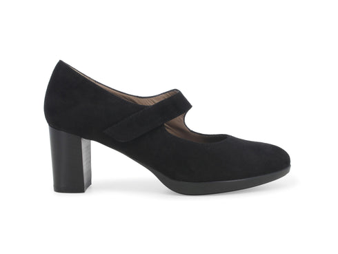 Melluso Scarpe Cinturino Strappo Tomaia Pelle Scamosciata Nera D5126W-240988